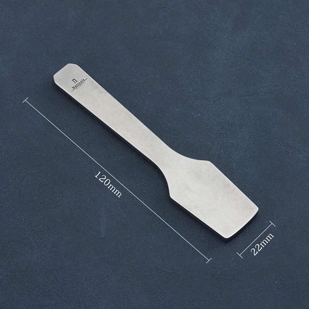 Nattools 스테인리스 스틸 스티치 노커 가죽 스티칭 마무리 보조 도구, 수제 가죽 공예 와이어 임베딩 비터