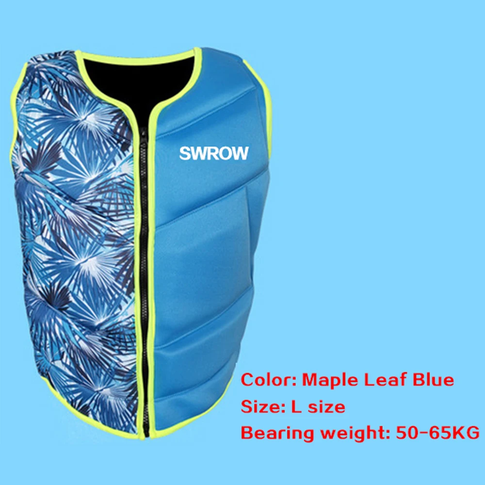 Life Jacket Neoprene Life Vest Adults Surf Life Jacket Ski Motorboats Kayak Raft For Boats Fishing Vest Swimming Drifting Safety Rescue