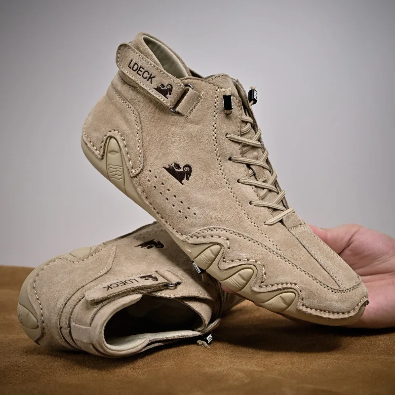 Men Sneakers 2023 New Casual Shoes Male High Top Sneakers Winter Warm Designer Fashion Loafers Lace Up Shoes Men Boots