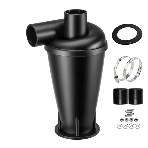 Double Filtration Cyclone Dust Collector 50mm/2'' DIY Turbocharged Woodworking Filter Industrial Separator Collector Canister - Image 7