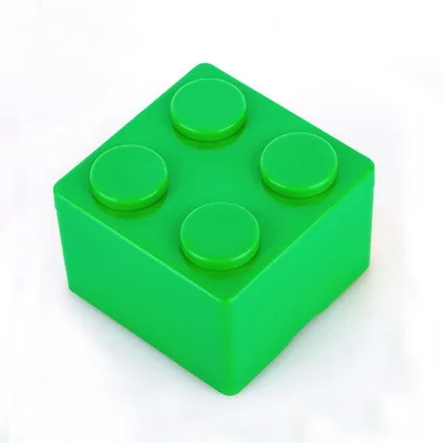 Creative Building Block Storage Organizer - Space-Saving Plastic Storage Box for Office and Kids' Gifts