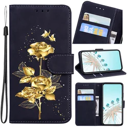 Leather Magnetic Wallet Flip Case - Universal Fit for Realme 8S 5G (Black)