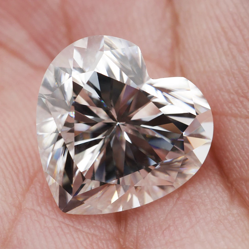 Moissanite Stone Round Oval Pear Radiant Emerald Heart Princess Cushion Asscher Trilliant Cut 1.0-5.0ct