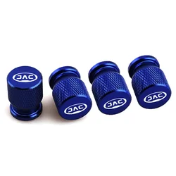 Premium Car Tire Valve Stem Dust Cap Covers - Set of 4 (Blue)