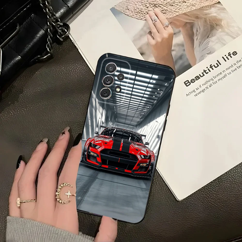 Ford Mustang Phone Case, Black, for Xiaomi and Redmi