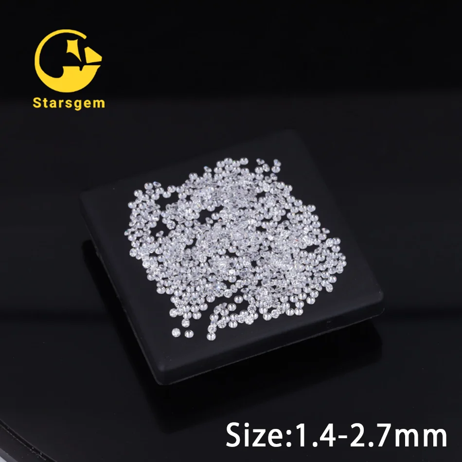 1.4-2.7Mm Diamante Coltivato In Laboratorio Diamante Hpht Edelsteen Diamanti Sciolti Laboratorio Def Vvs Diamantes Gemme Per Gioielli