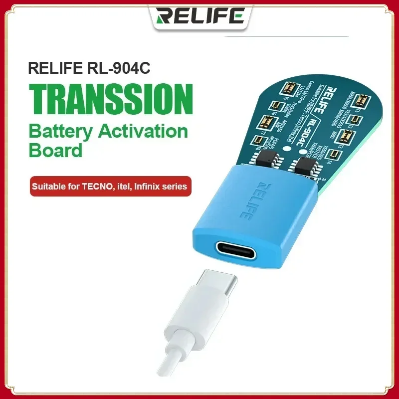 

Зарядка аккумулятора RELIFE RL-904C Audio Series, легкая активационная плата, подходит для моделей TECNO, Itel, Infinix