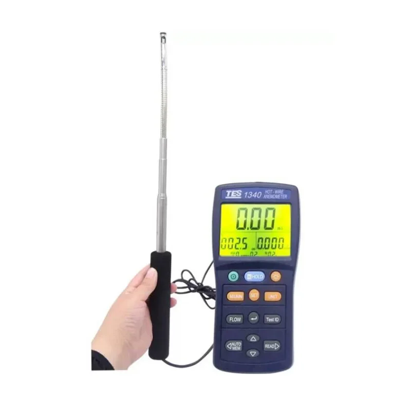 TES-1340 디지털 풍속계 TES1340 공기 풍속계 열선풍속계