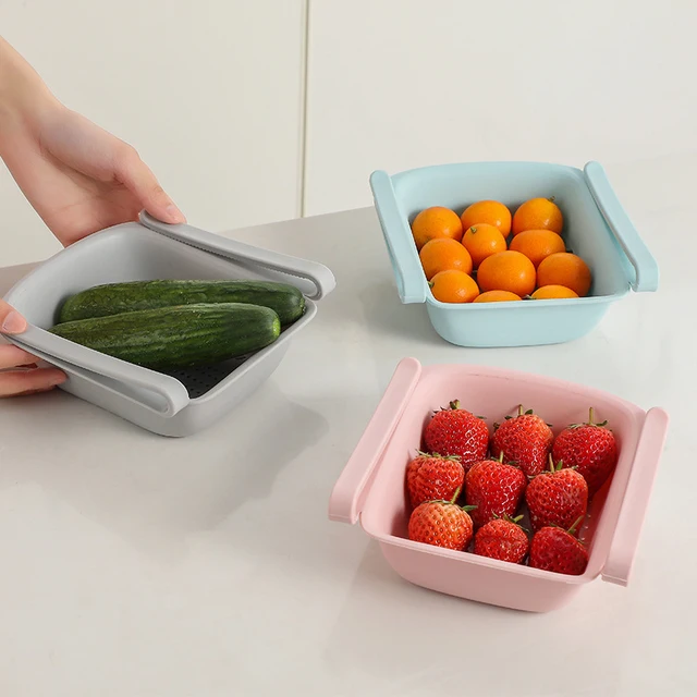 2021 Forró !! Hűtőszekrény Kihúzható Tojás Gyümölcs-Tároló Doboz Többfunkciós Szervezője - Image 5