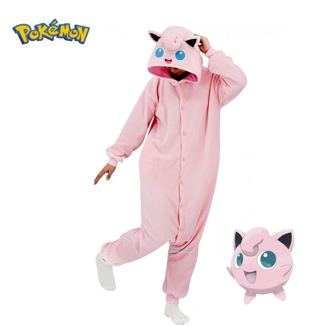 Roupa De Dormir Feminina Jigglypuff Pijamas Pijama Cor-De-Rosa