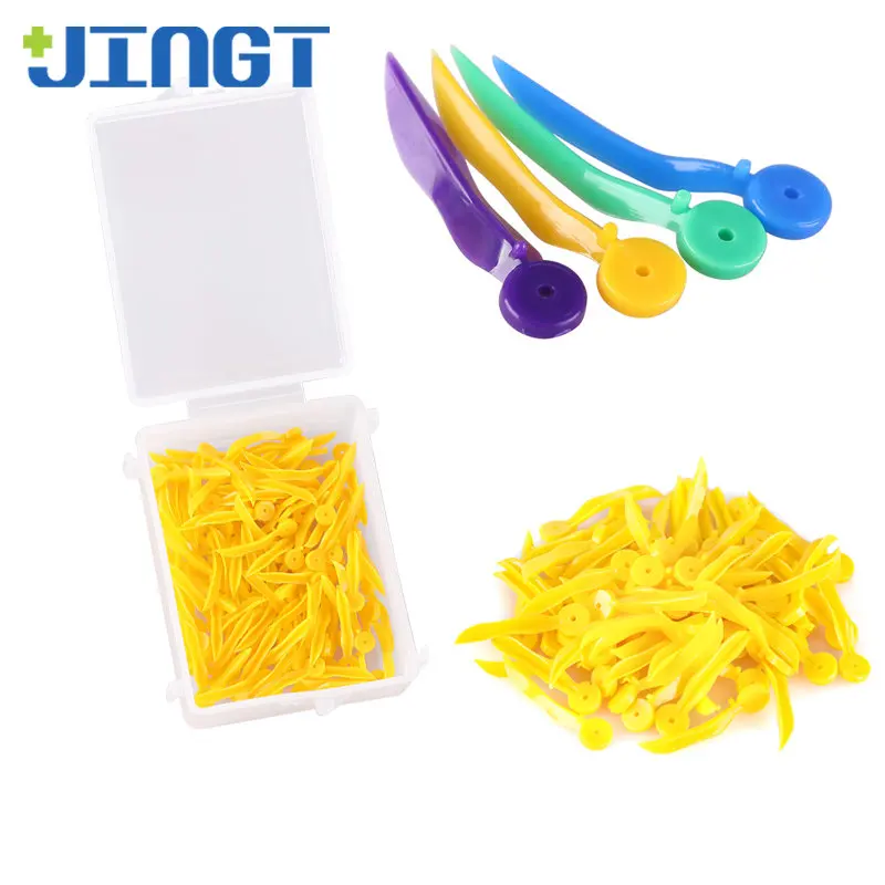 jingt-dental-belt-hole-wedge-gap-auxiliary-tool-color-plastic-band-tonic-wedges-with-holes-space-aids-filling-tools-colored