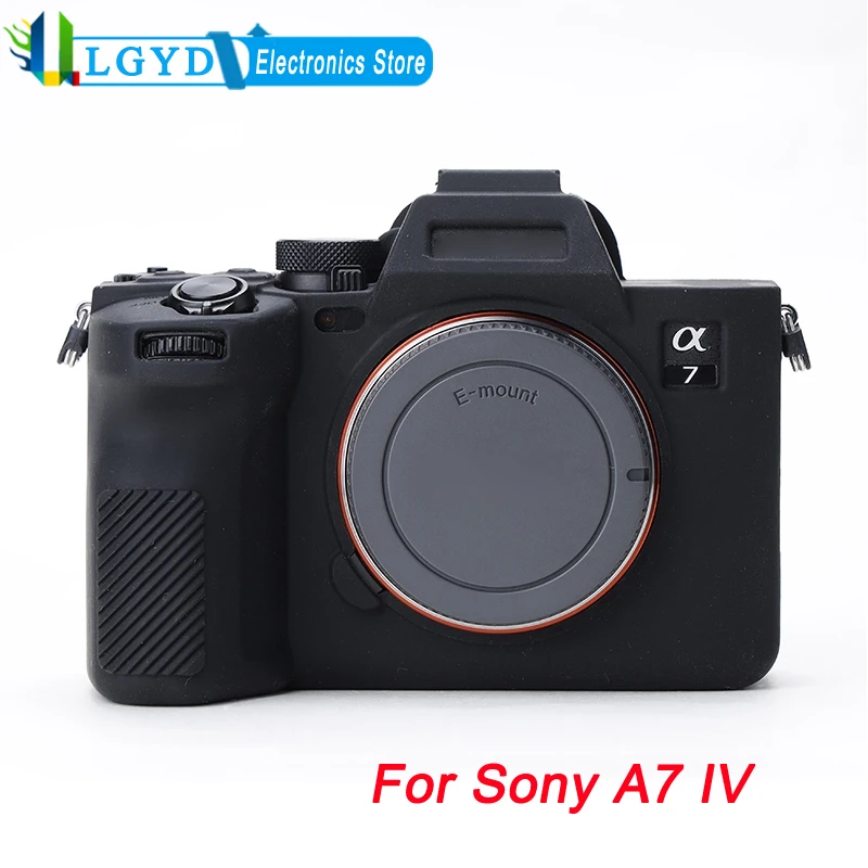 High Quality Soft Natural  Silicone Material For Sony A7 Iv Camera Protective Case