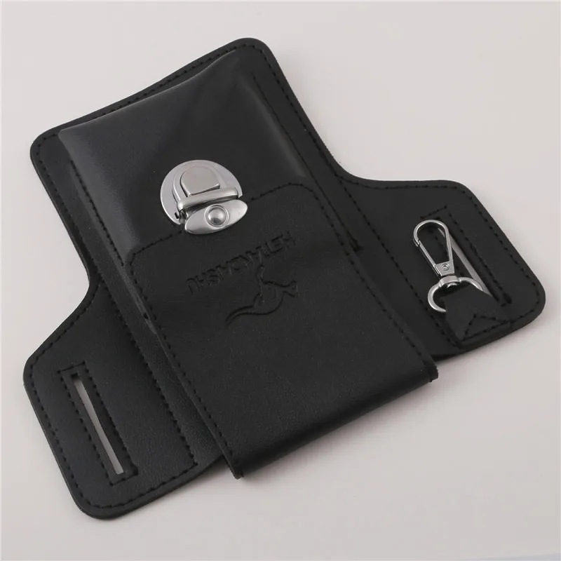 Herren Leder Pack Gürteltasche Gürtelclip Handyhülle Holster Handytasche Passend für alle Mobiltelefone 5,4 - 6,9 Zoll – Detail 25