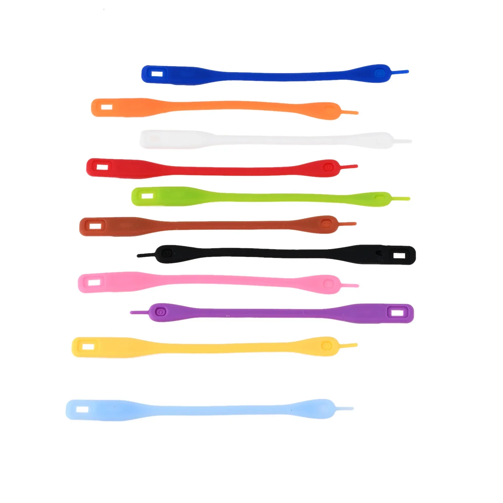 12Pcs/Set Wine Glass Charms Markers Food Grade Silicone 11.3cm/4.44in Colorful Wine Makers Identify Liquor Glass For Party