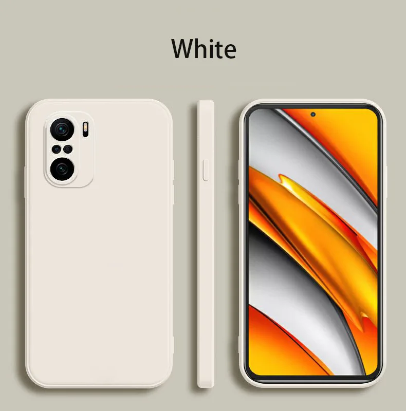 Square Liquid Silicone Phone Case with Camera Protection Cover - Enhanced Design