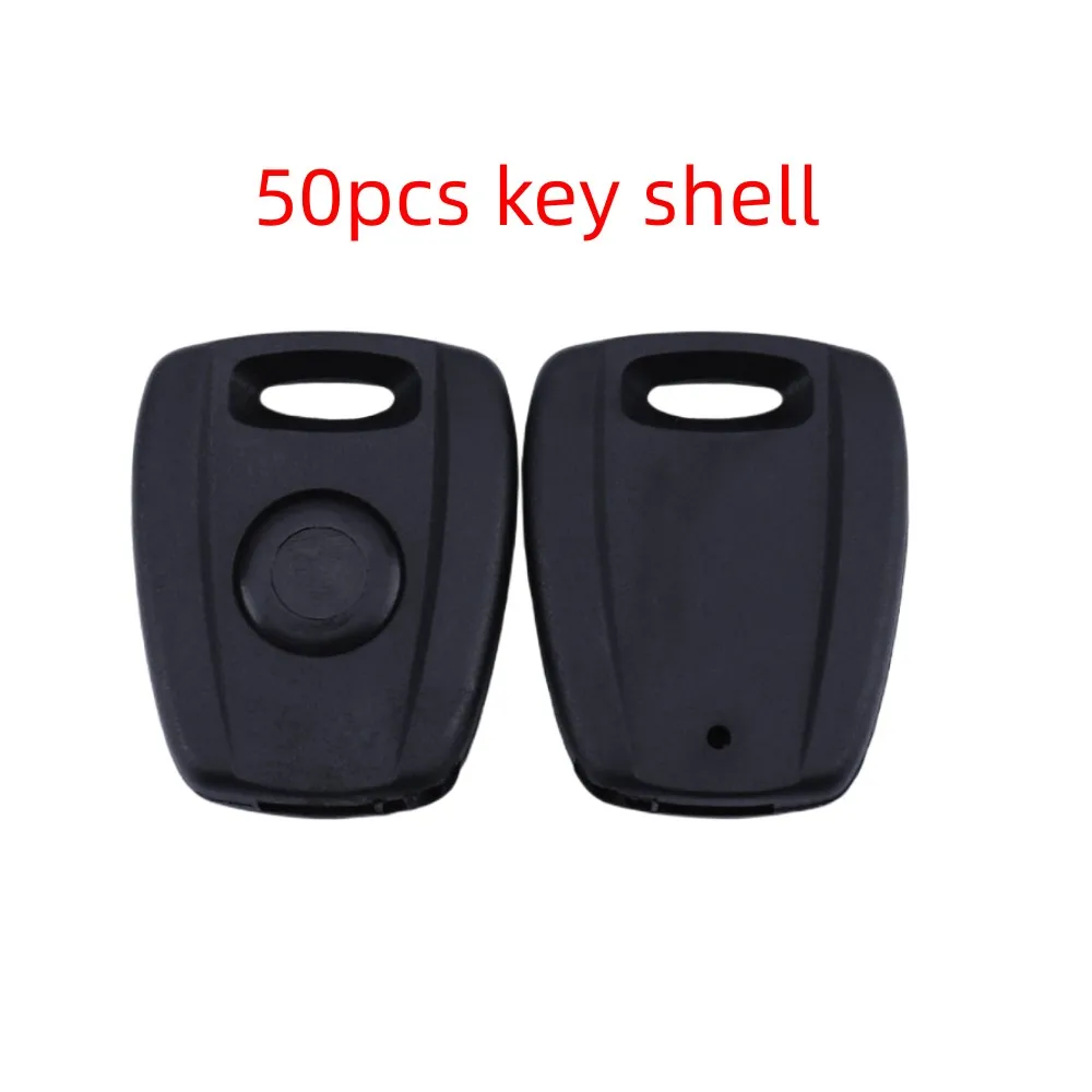 50pcs Universal Car Key Transponder Shell KD Xhorse Key Case Blade Head With Chip Slot Hollow Key for Fiat Renualt Peugeot Opel