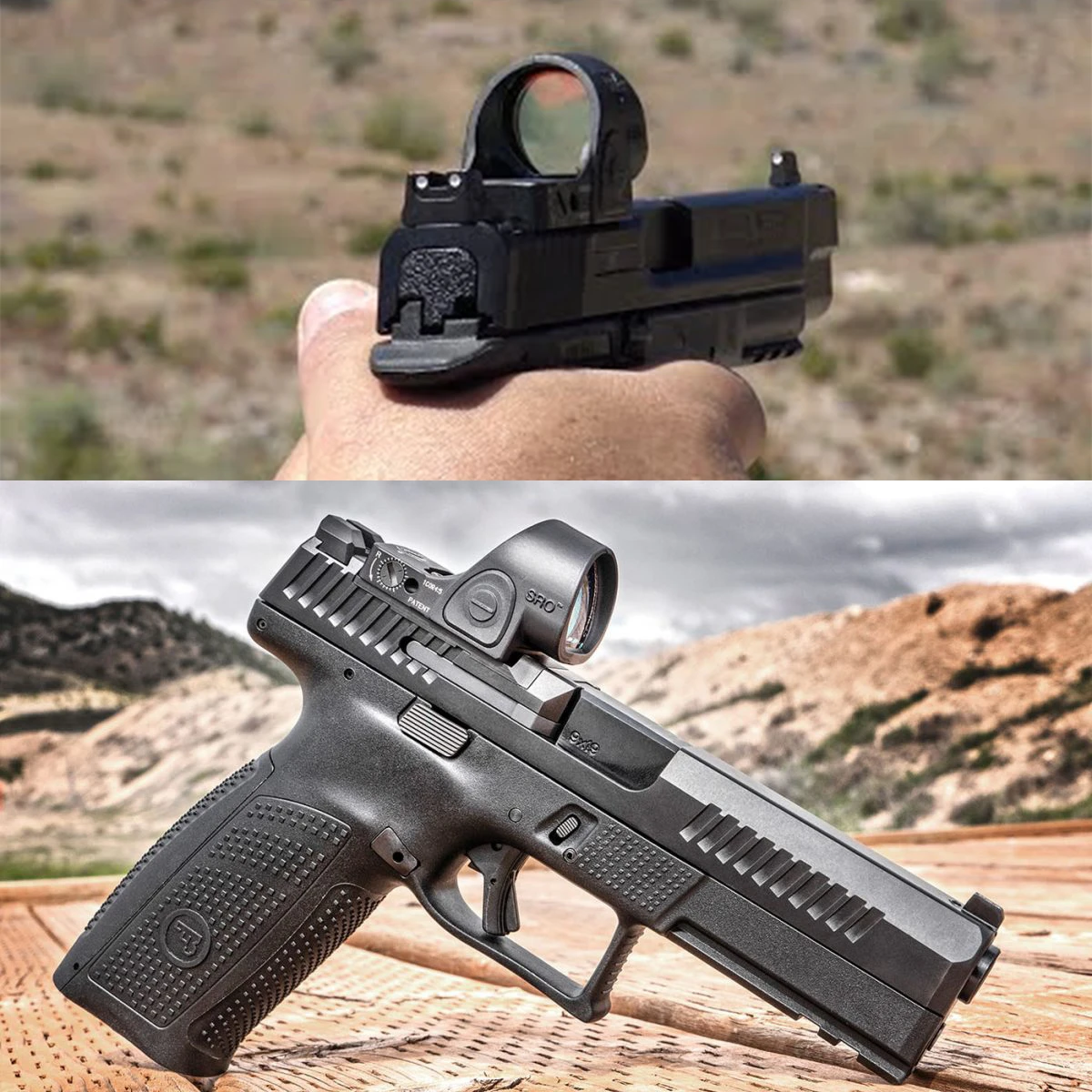 Description Picture 3 of itemMetal RMR SRO MRO Red Dot Sight Tactical Glock Mount Pistol Rifle Compound Sight Reflection Hologram Riflescope hunting Optics