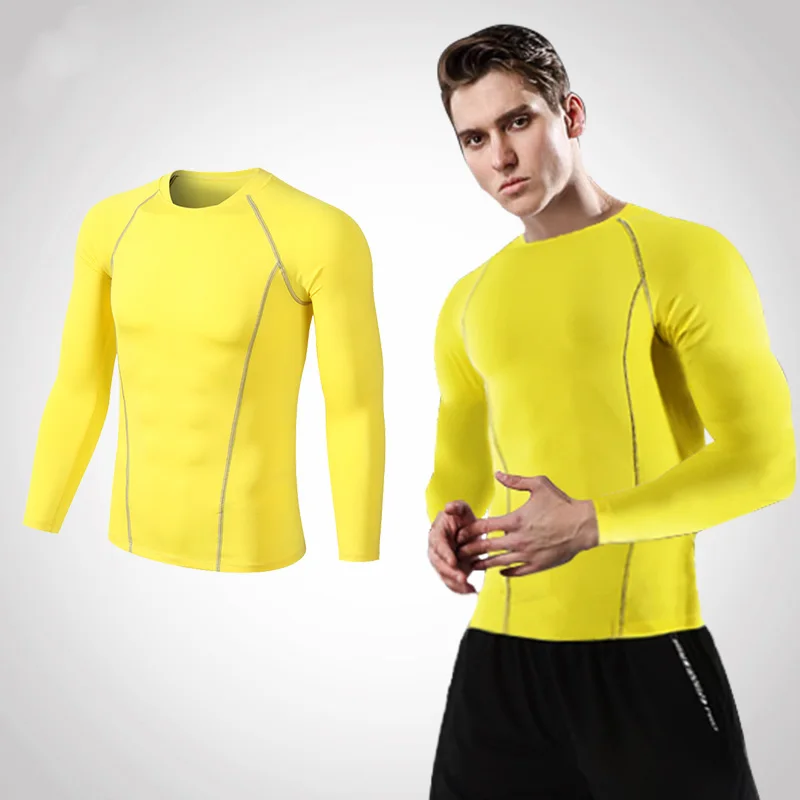 Men Women Kids Children Boy Girl Compression Running Long T Shirt Fitness Sport Basketball Football Gym Sportswear Clothes B1004 4