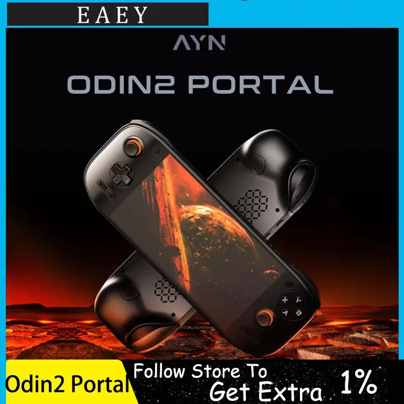 EAEY Portal Odin2  Handheld Game Console Retro Video Game Player Custom 8Gen2 Open Source 7Inch 120HZ Screen 8000mAh