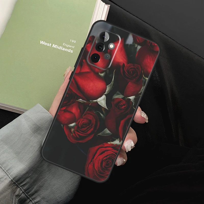Elegant Red Rose Phone Case Cover