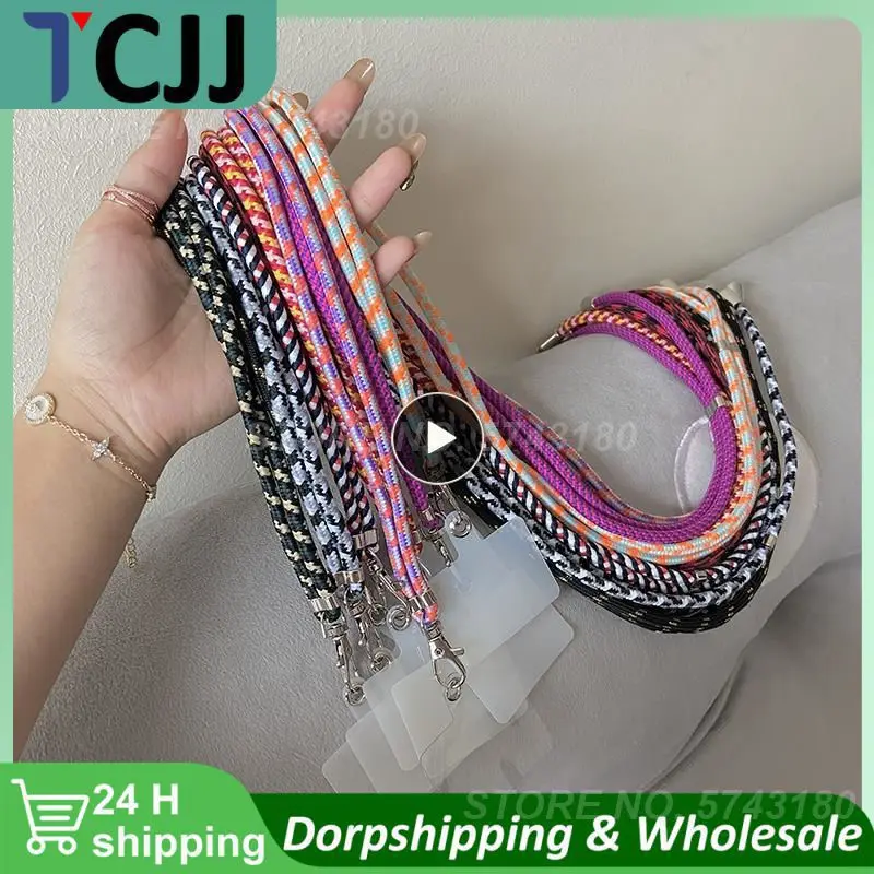 

Нейлоновая веревка для телефона, металлическая пряжка, высокое качество, искусственный шнурок, Регулируемая Веревка на шею, Бытовая электроника