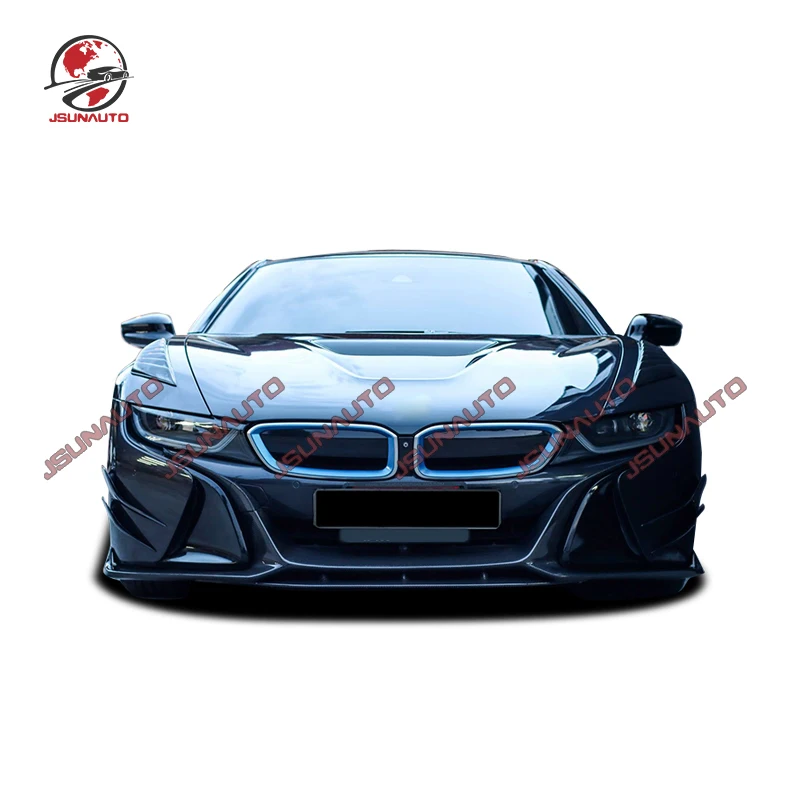 Carbon Fiber Body Kit For Bmw-I8 Carbon Front Lip Side Skirts Rear Diffuser Facelift Eb Style Carbon Fiber Bodykit For I8 2014+