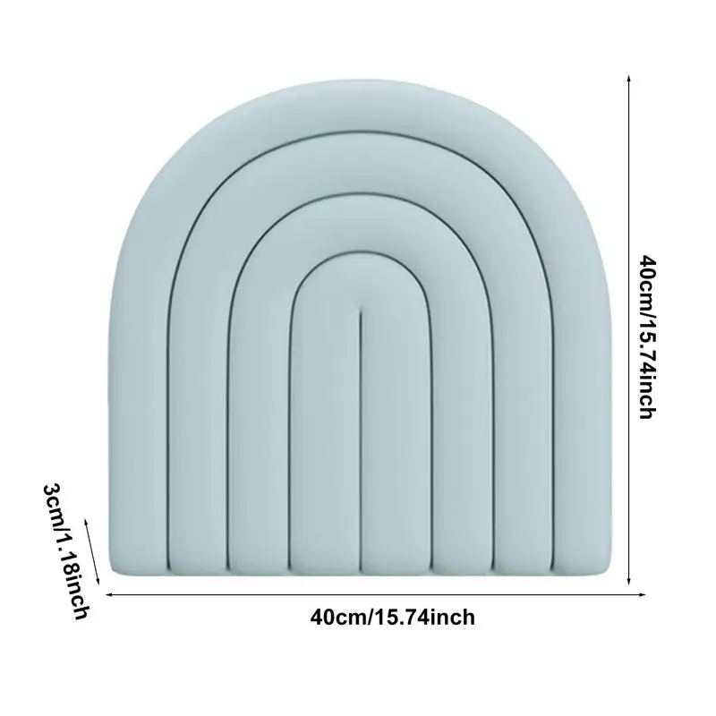 Wall Padding For Kids Soft Anti-Collision 3D Wall Padding Nursery Mats Decorative Peel And Stick Headboard For