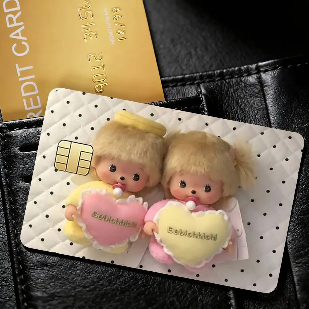 Niedliche M-MonchhichiS Dekorative Wasserdichte Folienabdeckung Kreditkarten-Aufkleber Debit Vorderseite Bank Buskarten-Hülle – Detail 9