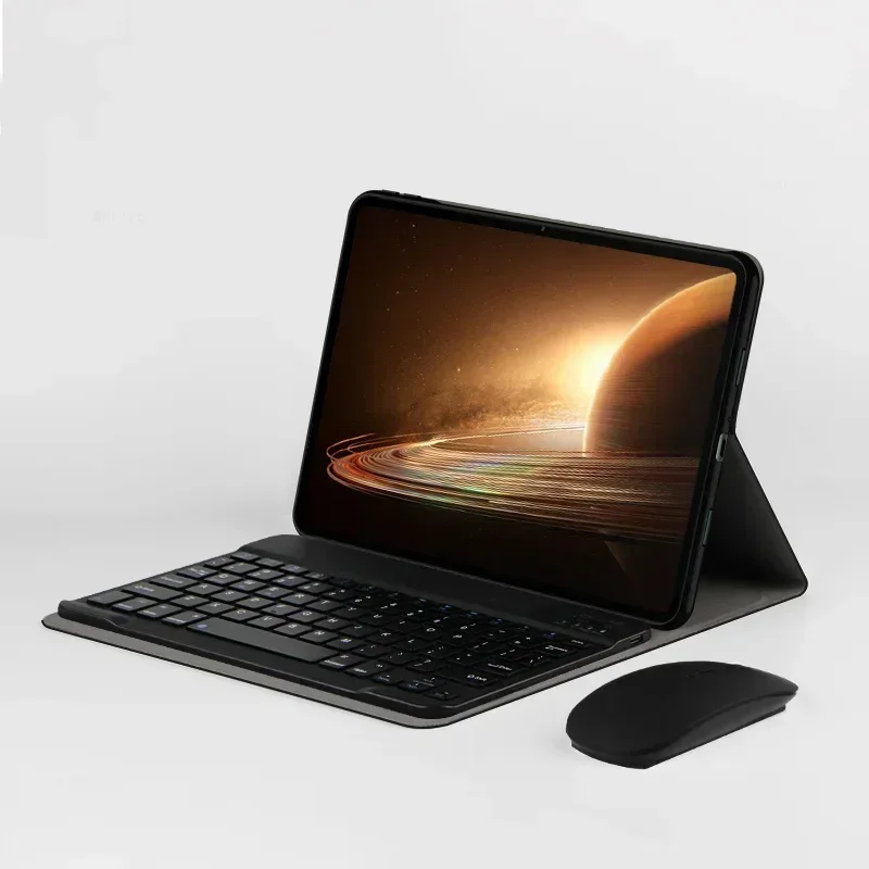 Enhanced Bluetooth Keyboard Tablet Case with Detachable Keyboard and Protective Cover
