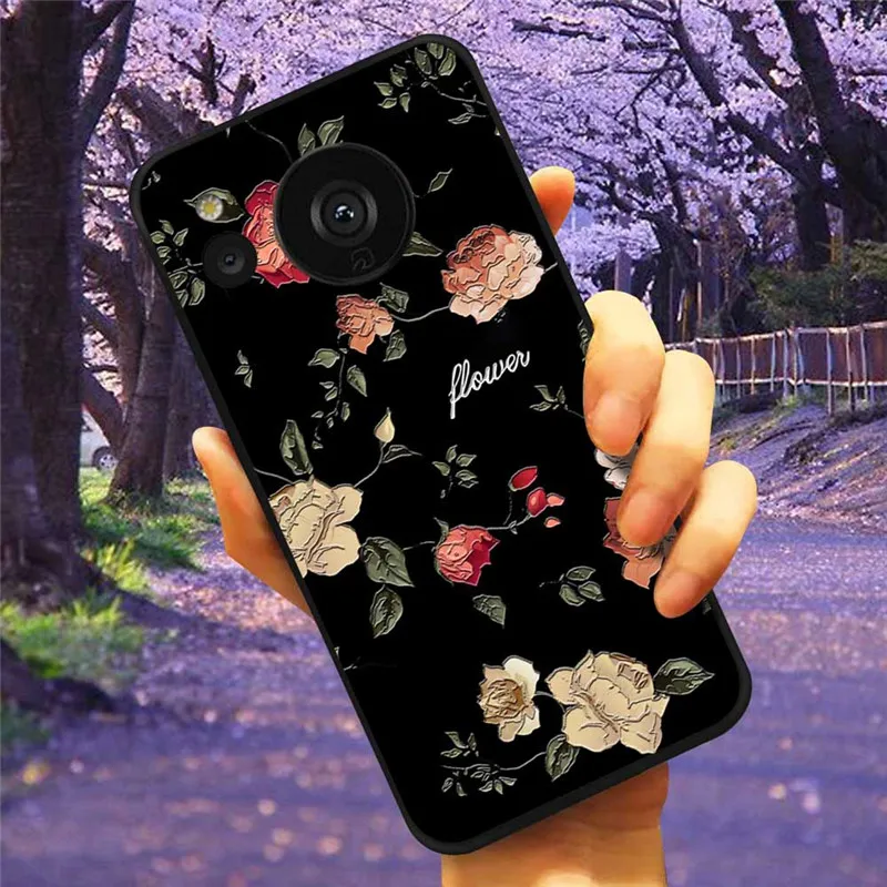 3D Relief Cartoon Silicone Back Cover - Embossed Soft Case