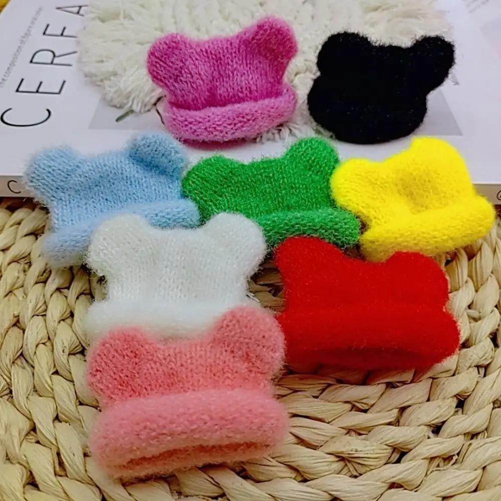 Mini Knitted Hats DIY Toy Doll Decorative Cap Kids Hairpin Jewelry Accessory BJD Doll Garment Sewing Handmade Materials journamm 30pcs box sewing theme mini box stickers diy scrapbooking materials vintage decorative junk journal sticker stationery