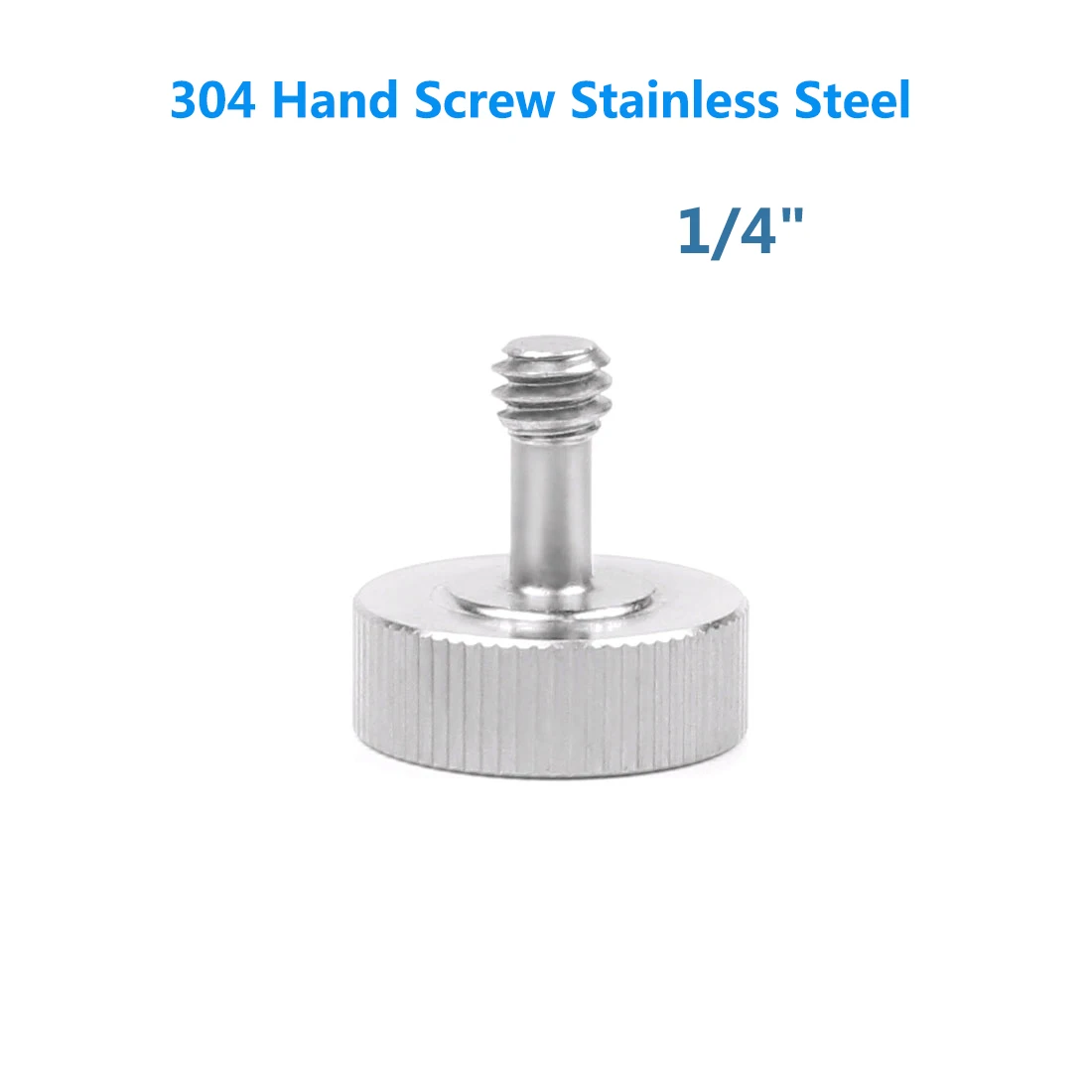 Diving 1/4" inch 1/4-20 Camera Screw Quick Release Stainless Steel 304 Hand Scre