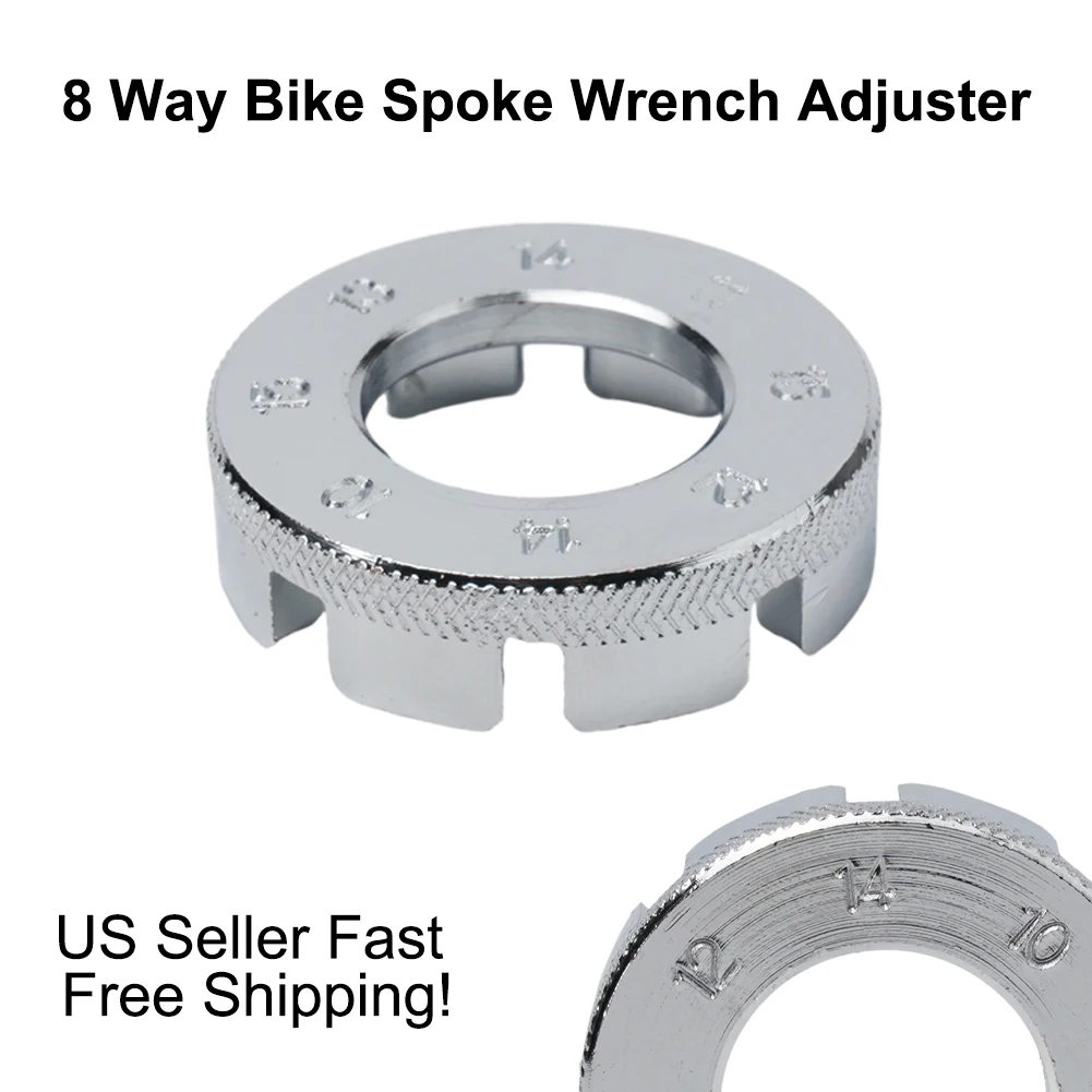 

8 Way Bike Spoke Wrench Bike Wheel Rim Nipple Spoke Wrench Spanner Adjuster Portable Hand Tools Bike Repair Tool