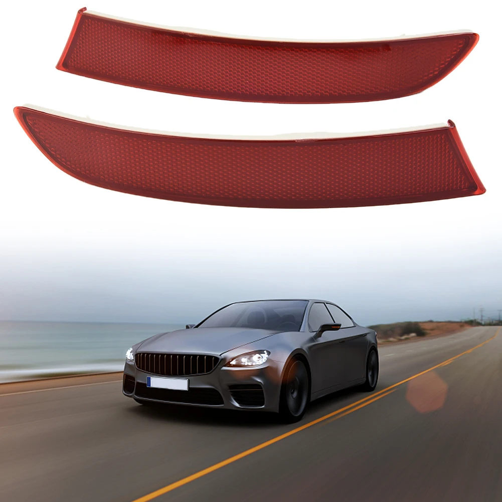2pcs 반사 스티커 자동차 외장 부품 충돌 방지 자동차 스티커 BMW F25 X3 용 고품질 후면 스티커