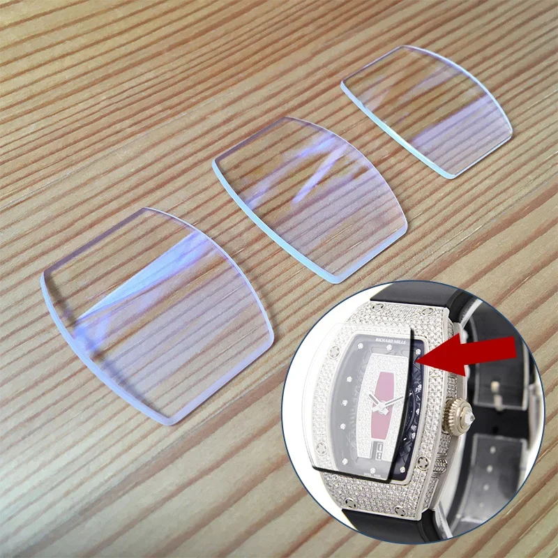 Cristallo Di Vetro Zaffiro Per Richard Mille Rm007 Rm037 Rm07-01 Orologio Automatico Da Donna