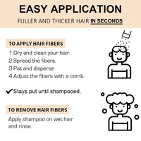 GOIPLE – poudre de Fibers de renforcement capillaire professionnelle, imperméable, longue durée, unisexe, épaississement naturel, produits en fibres Anti-perte 5