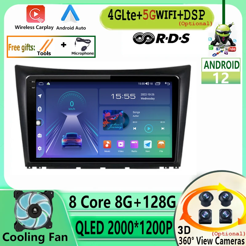 

For Dongfeng S30 H30 Cross 1 2011 - 2018 Android 12 Car Radio Multimedia Navigation GPS Video Player BT DSP No 2Din 2 Din DVD