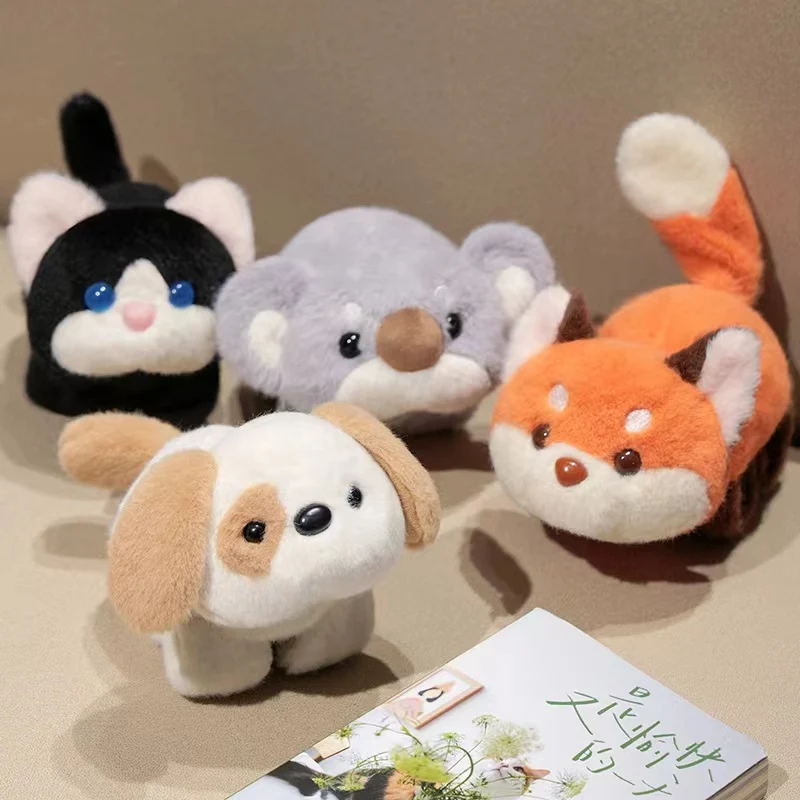 Plush Toys Cute dog cat fox koala animal toy plush wrist strap doll toddler costume party decoration gift