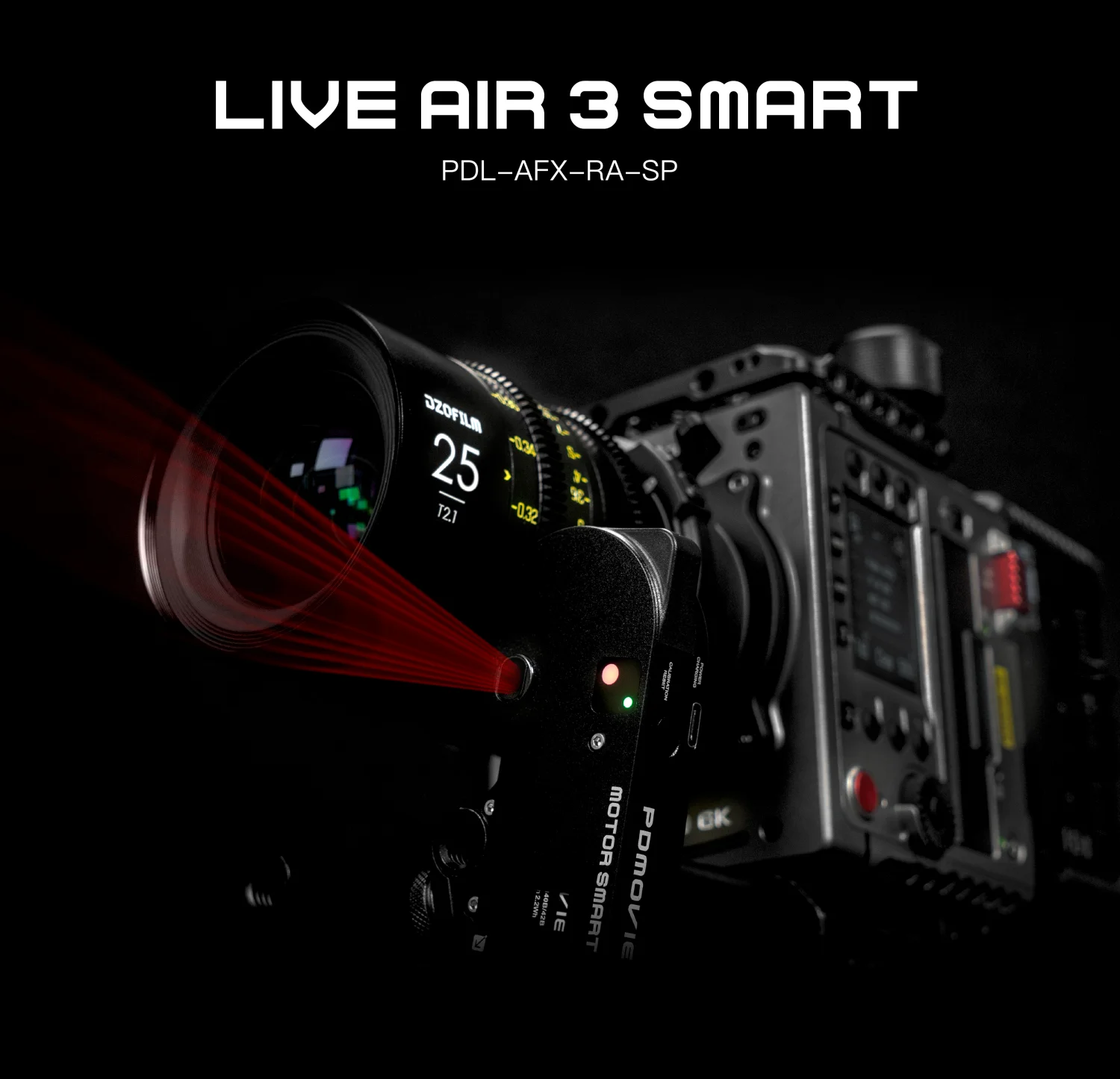 PDmovie Liveair 3自動フォーカスワイヤレスレンズ制御システム、手動 
