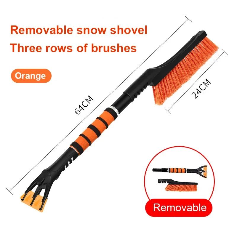 Auto Ice Scraper Windshield Ice Breaker Quick Clean Glass Brush Snow Remover Cleaner Tool Auto Window Winter Snow Brush Shovel