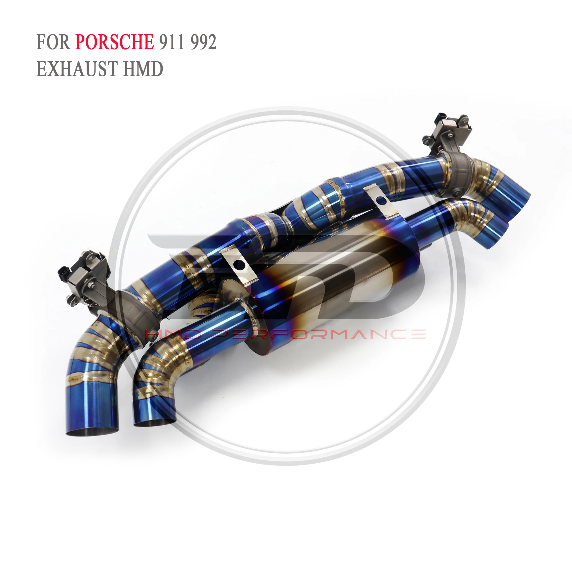 

HMD Titanium Exhaust System Performance Valve Catback For Porsche 911 992 Carrera 3.0T Muffler For Cars