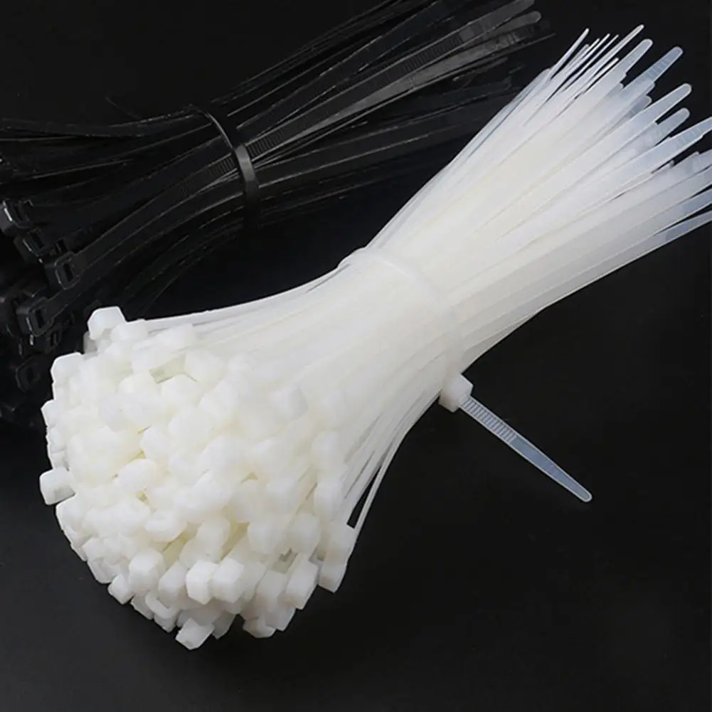 

500/1000Pcs Cord Tie Lightweight Zip Tie Thick Heavy Duty Hose Plant Zip Tie Indoor Outdoor Supplies