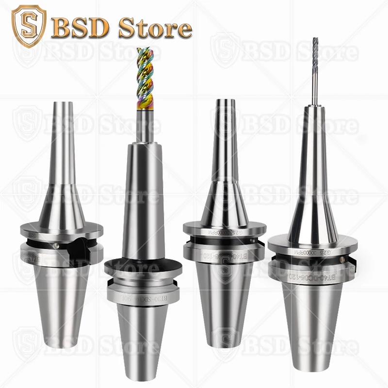 BSD 고정밀 고속 공구 거치대 척, 후면 당김 유형, 내진 절단 안정성, 0.001 BT30 BT40 BT50 DC4 DC6 DC8 DC12