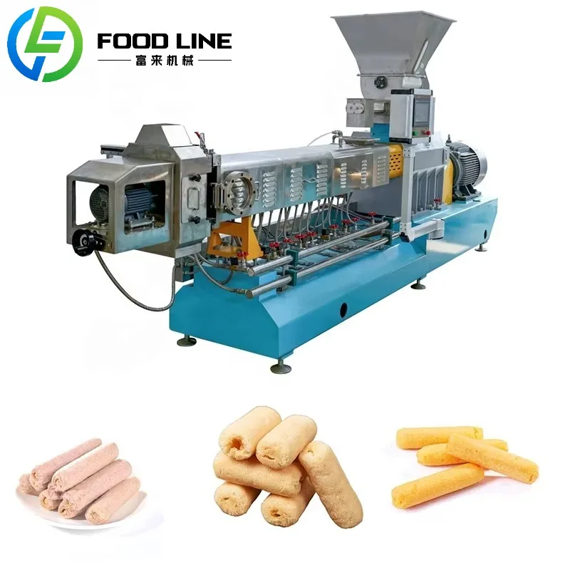 Linea di Produzione Industriale per Alimenti per Animali Domestici, Macchina Estrusore Personalizzata - immagine 4