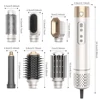 New Portable  Metal Ionic High Speed Hair Dryer 5 in1 Curling Iron Ling Multi Hair Stylers Hairdryer 2