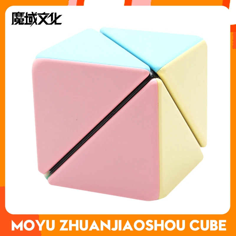 

Moyu поворотный угловой динозавр 1x1 специальный Единорог Skewb куб легкий обучение для детей Профессиональный образовательный красочный