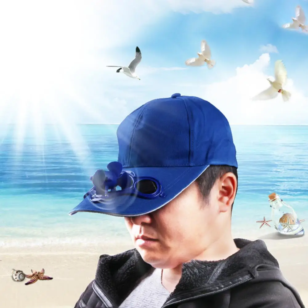 Baseball Caps with Solar Power Cooling Fan for Men Women