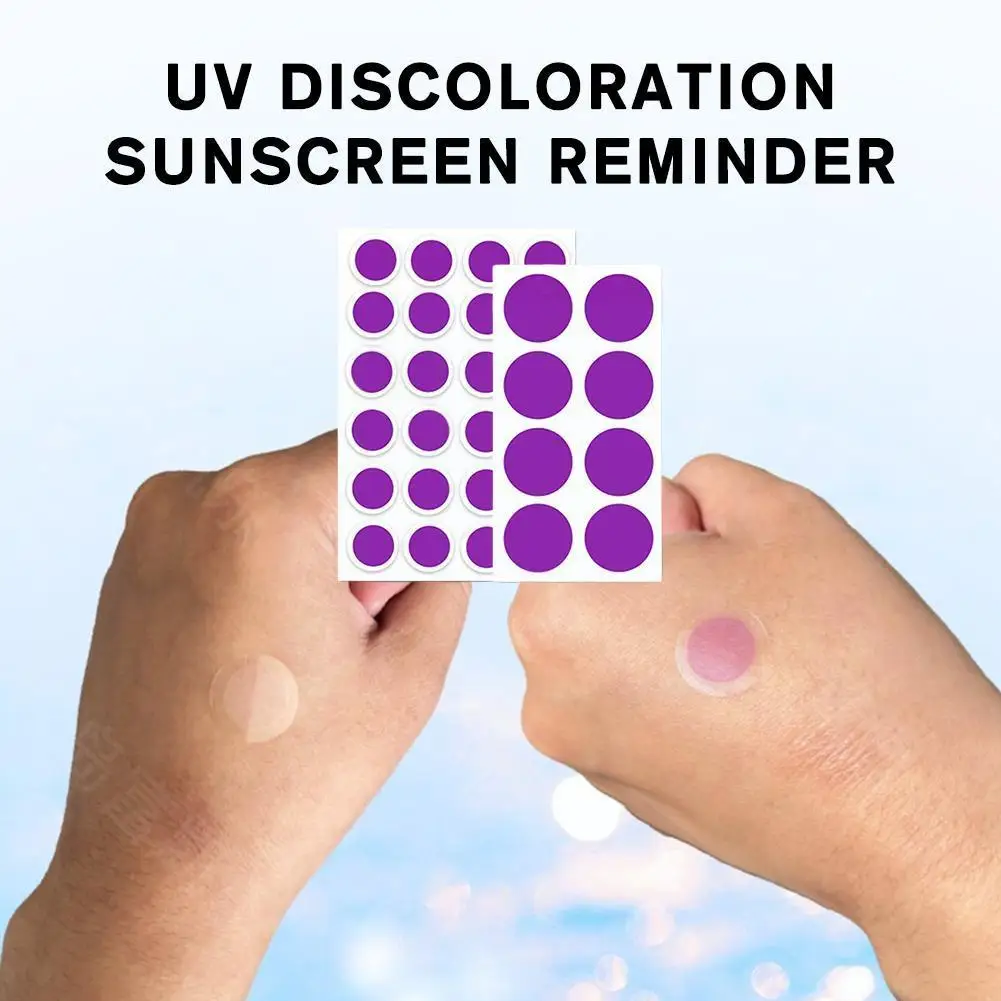 UVStickersForSunscreenUVDetectingPatchesUVSunscreenProtector