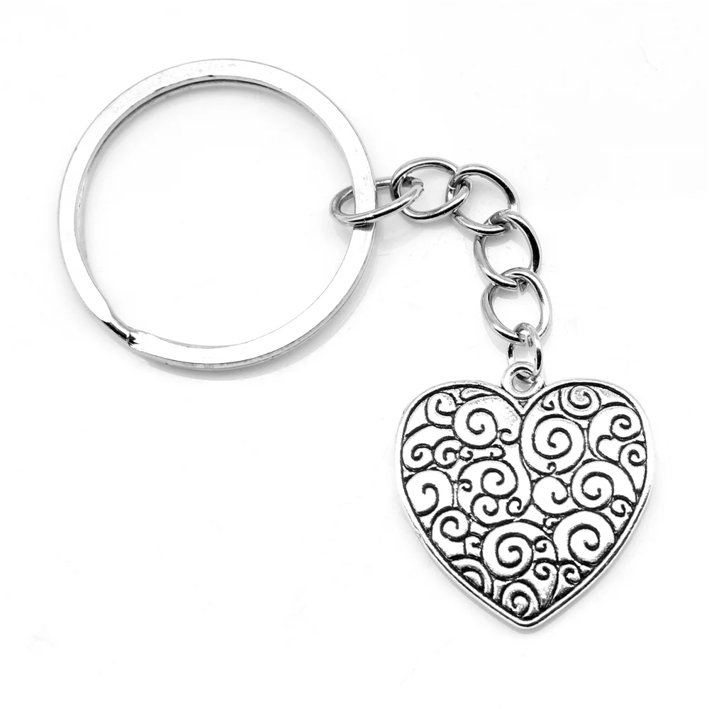 

1 Piece Peach Heart Car Key Chain Ladies Jewelry 23x24mm