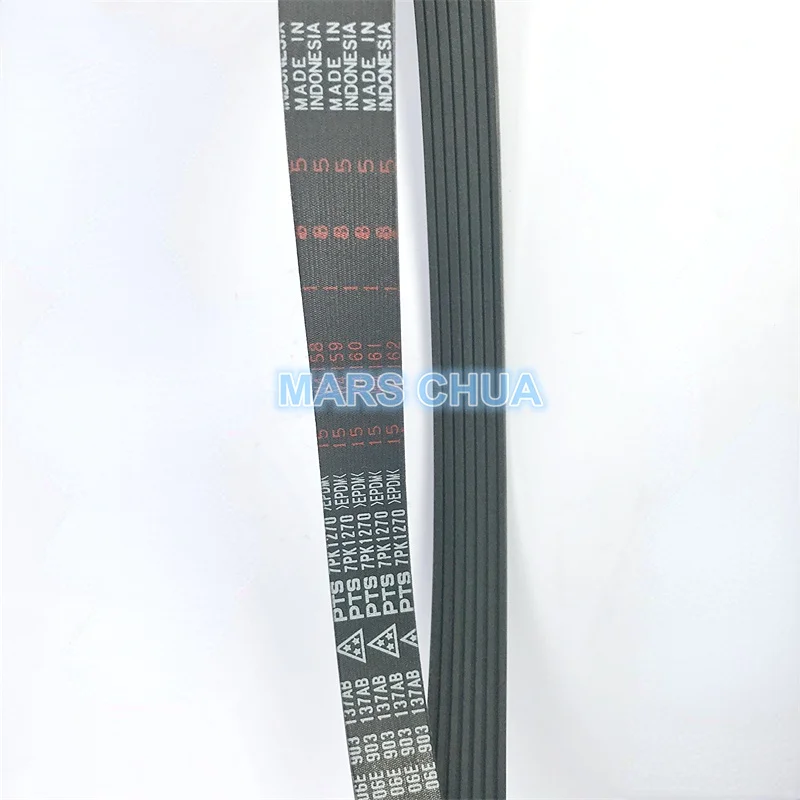 06E903137AB Generator Belt Engine Belt for Audi A4 A5 A6 A7 A8 Q5 Q7 TOUA 7PK1275T 06E 903 137 AB